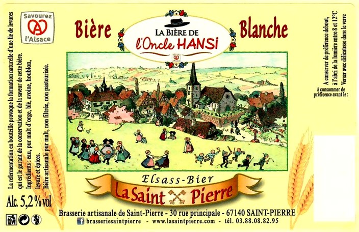 etiquette BRASSERIE DE SAINT PIERRE 96