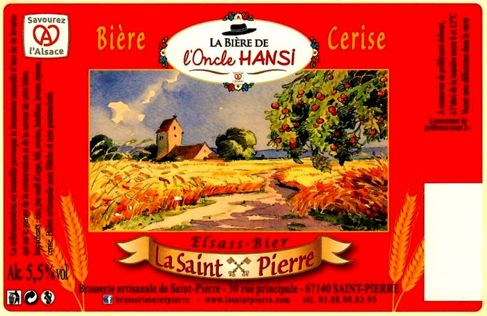 etiquette BRASSERIE DE SAINT PIERRE 97