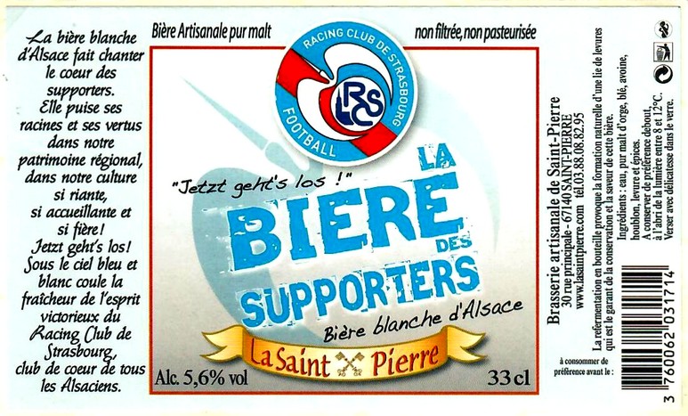 etiquette BRASSERIE DE SAINT PIERRE 99