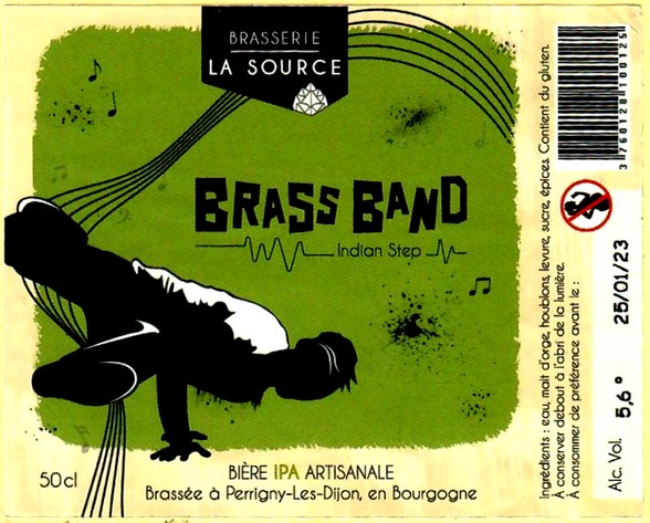 etiquette BRASSERIE LA SOURCE 27