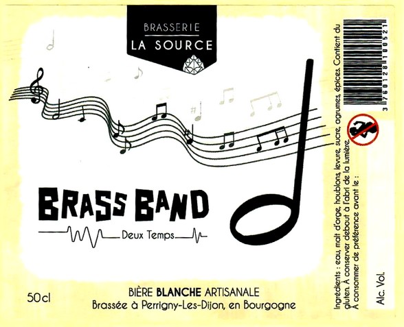 etiquette BRASSERIE LA SOURCE 35