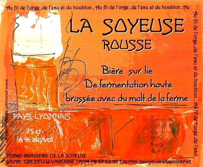 Etiquette BRASSERIE LA SOYEUSE 40