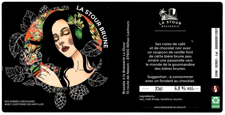 Etiquette BRASSERIE LA STOUR 09