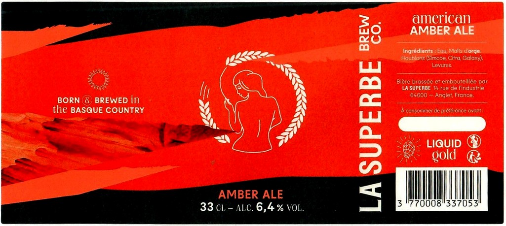 Etiquette BRASSERIE LA SUPERBE 06