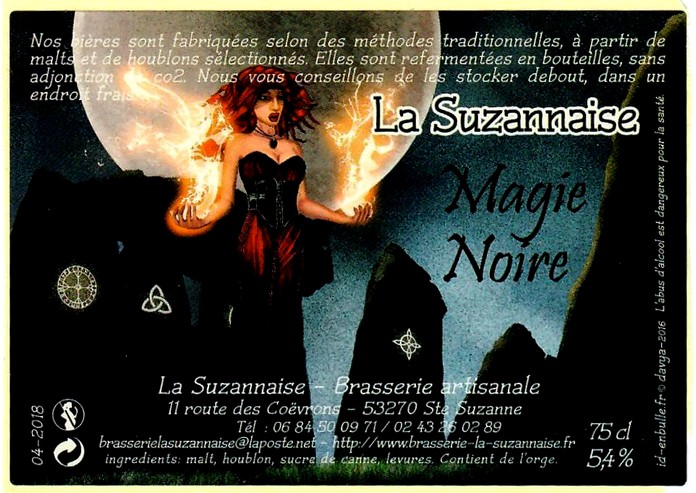 etiquette BRASSERIE LA SUZANNAISE 38