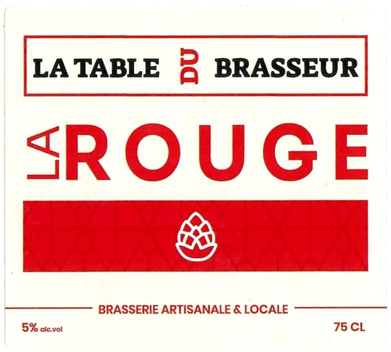 Etiquette BRASSERIE LA TABLE DU BRASSEUR 05