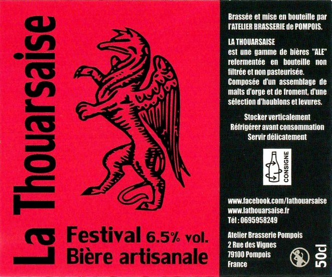 Etiquette BRASSERIE LA THOUARSAISE 03