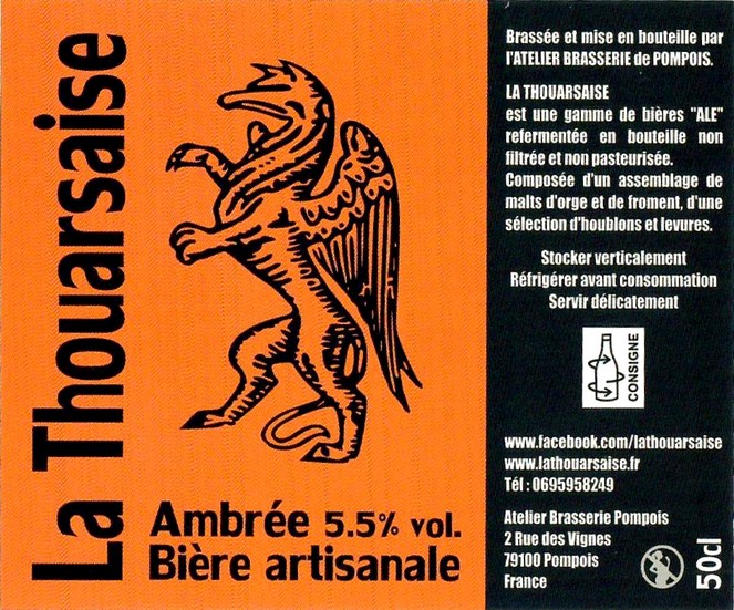 Etiquette BRASSERIE LA THOUARSAISE 04