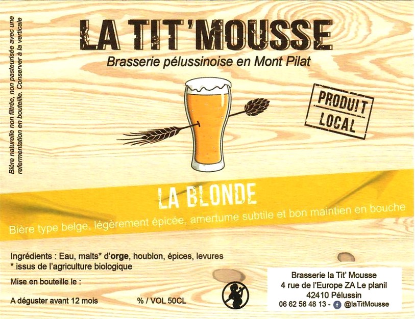 etiquette BRASSERIE LA TIT MOUSSE 05