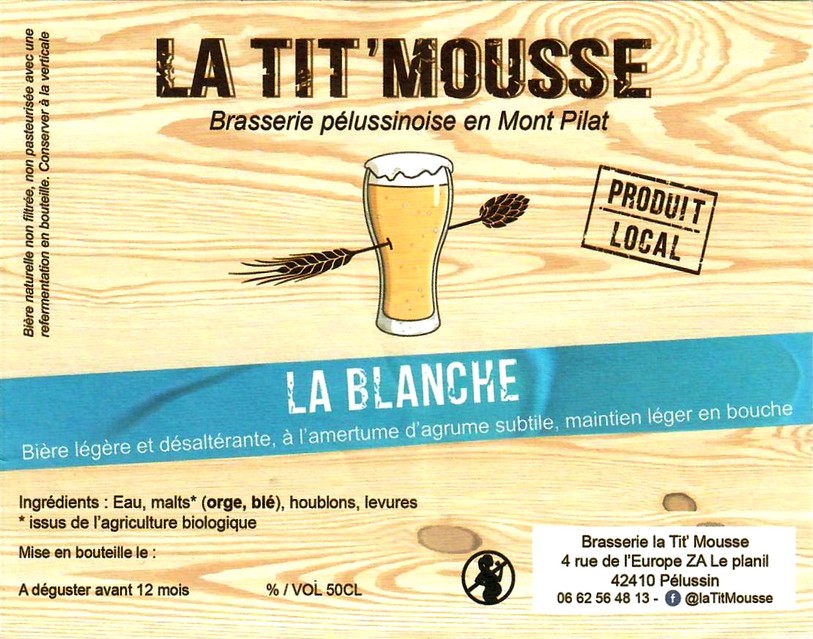 etiquette BRASSERIE LA TIT MOUSSE 06