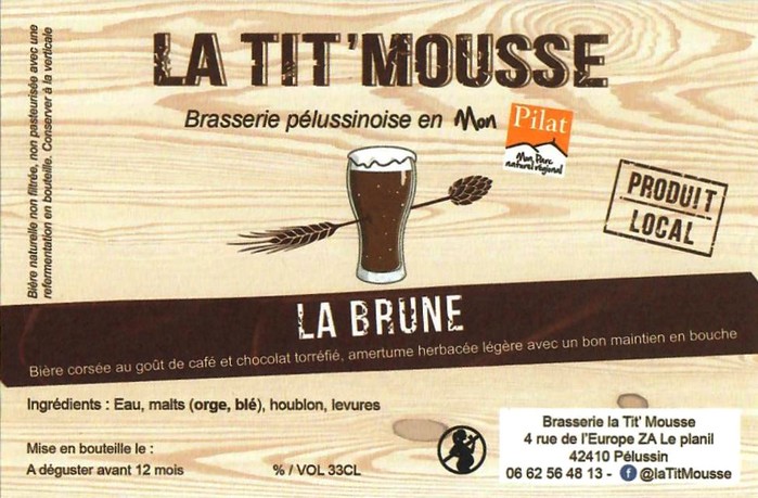 Etiquette BRASSERIE LA TIT MOUSSE 08