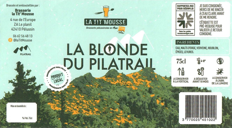 Etiquette BRASSERIE LA TIT MOUSSE 16