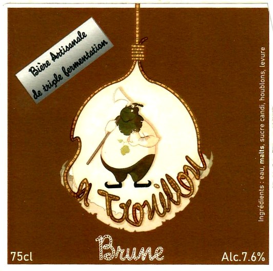 etiquette BRASSERIE LA TROUILLOU 01