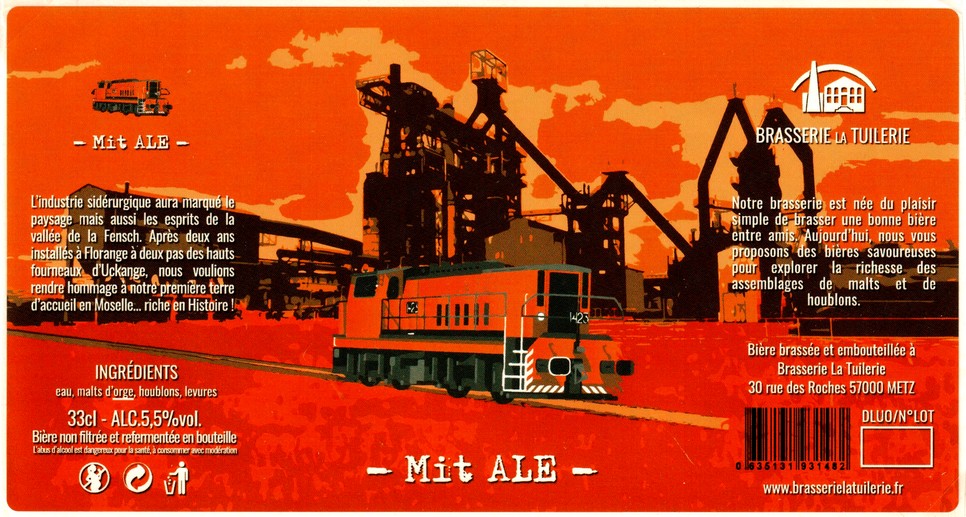 etiquette BRASSERIE LA TUILERIE 06