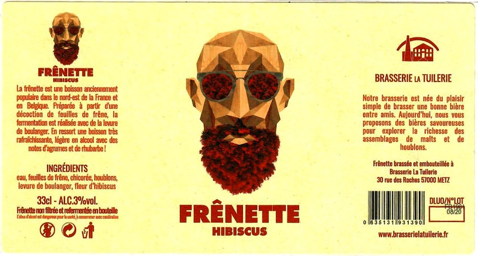 etiquette BRASSERIE LA TUILERIE 10