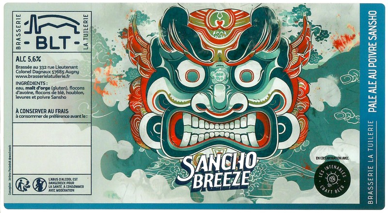 Etiquette BRASSERIE LA TUILERIE 34