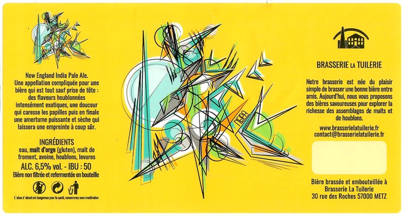 Etiquette BRASSERIE LA TUILERIE 44