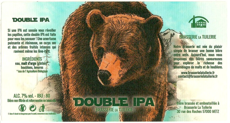 Etiquette BRASSERIE LA TUILERIE 47