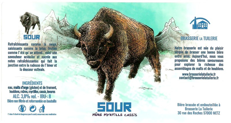 Etiquette BRASSERIE LA TUILERIE 52