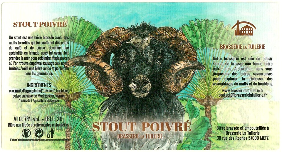 Etiquette BRASSERIE LA TUILERIE 53