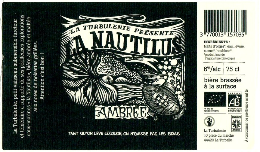 Etiquette BRASSERIE LA TURBULENTE 05