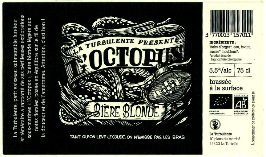 Etiquette BRASSERIE LA TURBULENTE 07