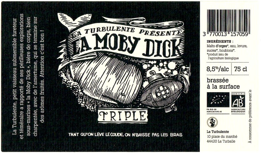 Etiquette BRASSERIE LA TURBULENTE 13