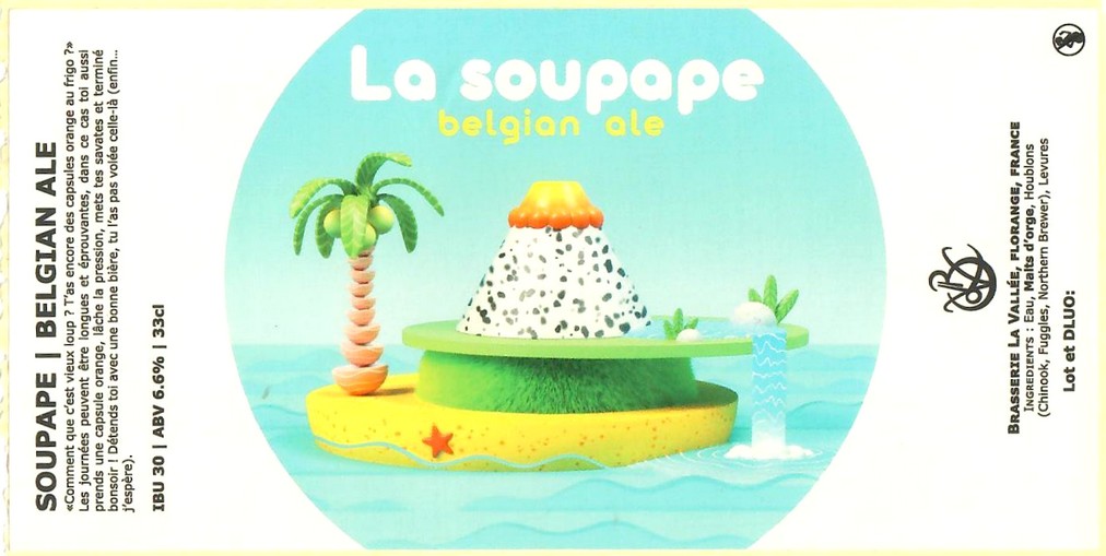 Etiquette BRASSERIE LA VALLEE FLORANGE 02