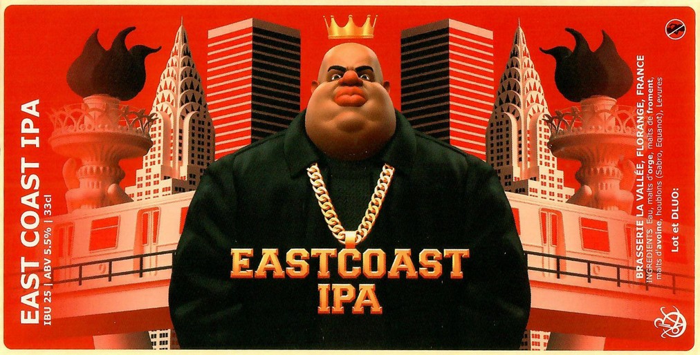 Etiquette BRASSERIE LA VALLEE FLORANGE 03