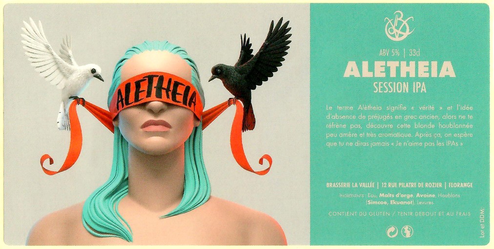 Etiquette BRASSERIE LA VALLEE FLORANGE 11