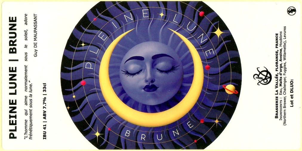 Etiquette BRASSERIE LA VALLEE FLORANGE 22