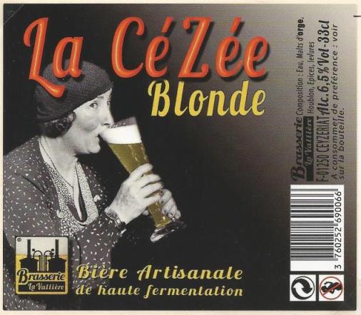 etiquette BRASSERIE LA VALLIERE 03