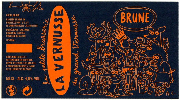 Etiquette BRASSERIE LA VERNUSSE 02