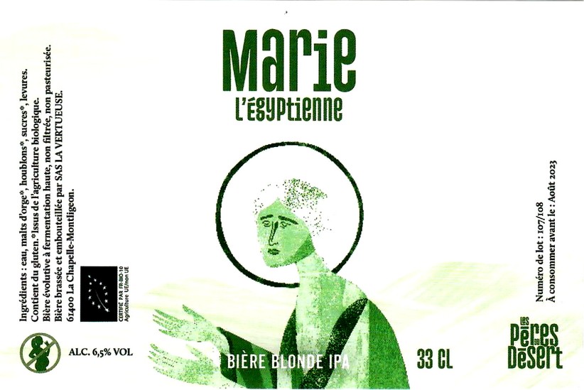 etiquette BRASSERIE LA VERTUEUSE 16