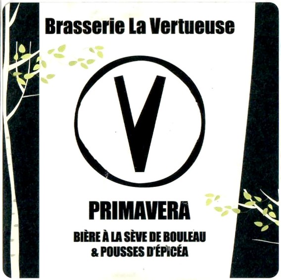 Etiquette BRASSERIE LA VERTUEUSE 28