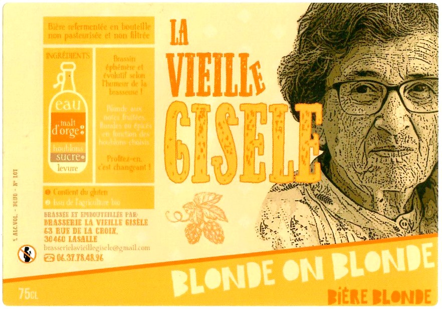 Etiquette BRASSERIE LA VIEILLE GISELE 02