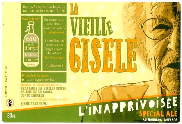 Etiquette BRASSERIE LA VIEILLE GISELE 03