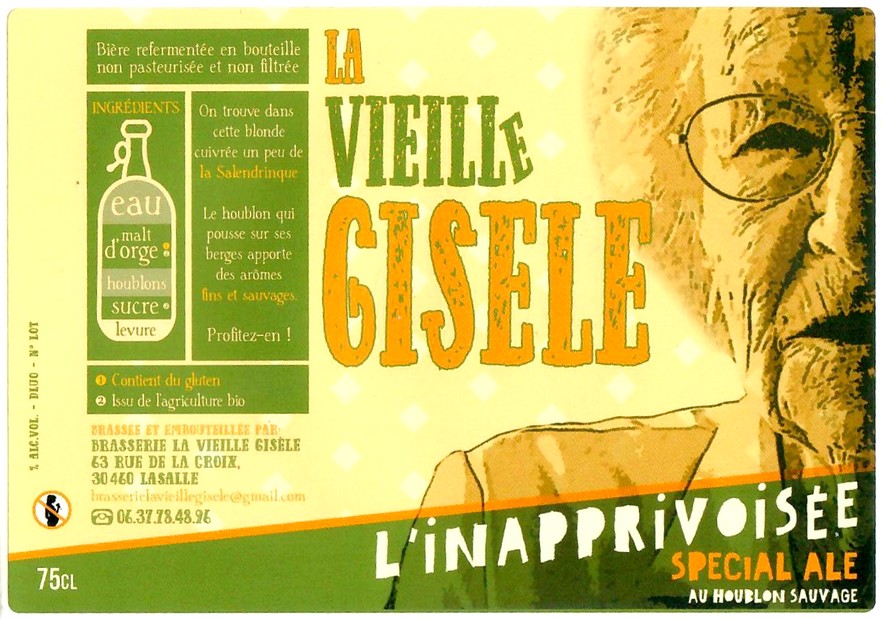 Etiquette BRASSERIE LA VIEILLE GISELE 04