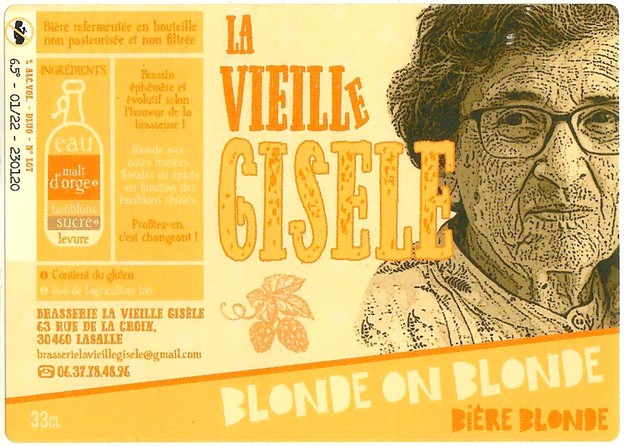 Etiquette BRASSERIE LA VIEILLE GISELE 07