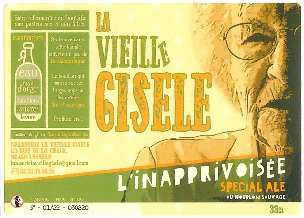 Etiquette BRASSERIE LA VIEILLE GISELE 10