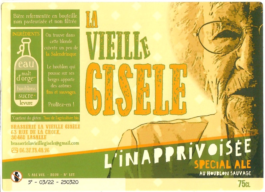 Etiquette BRASSERIE LA VIEILLE GISELE 11