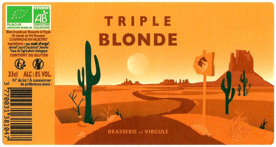 Etiquette BRASSERIE LA VIRGULE 04