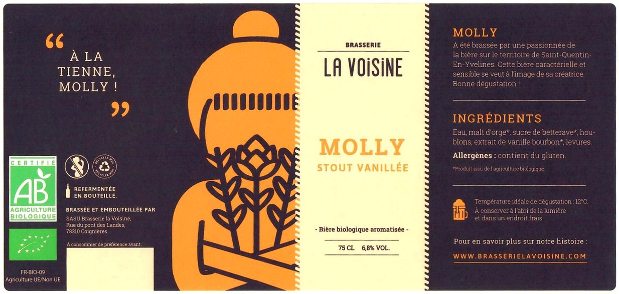 Etiquette BRASSERIE LA VOISINE 09