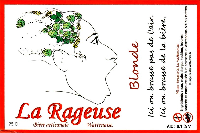 etiquette BRASSERIE LA WATTENAISE 01