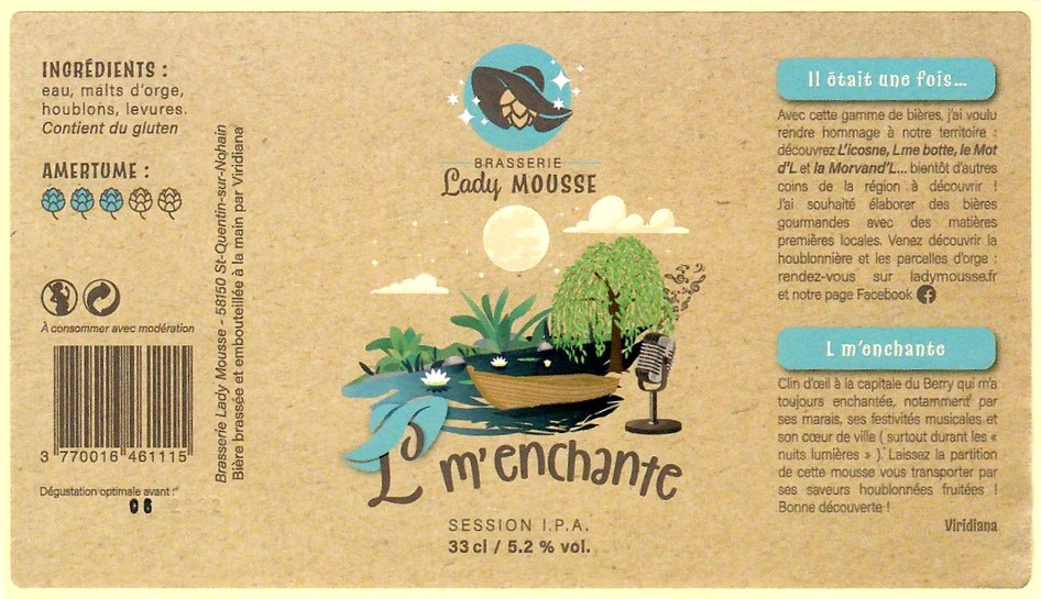 Etiquette BRASSERIE LADY MOUSSE 01