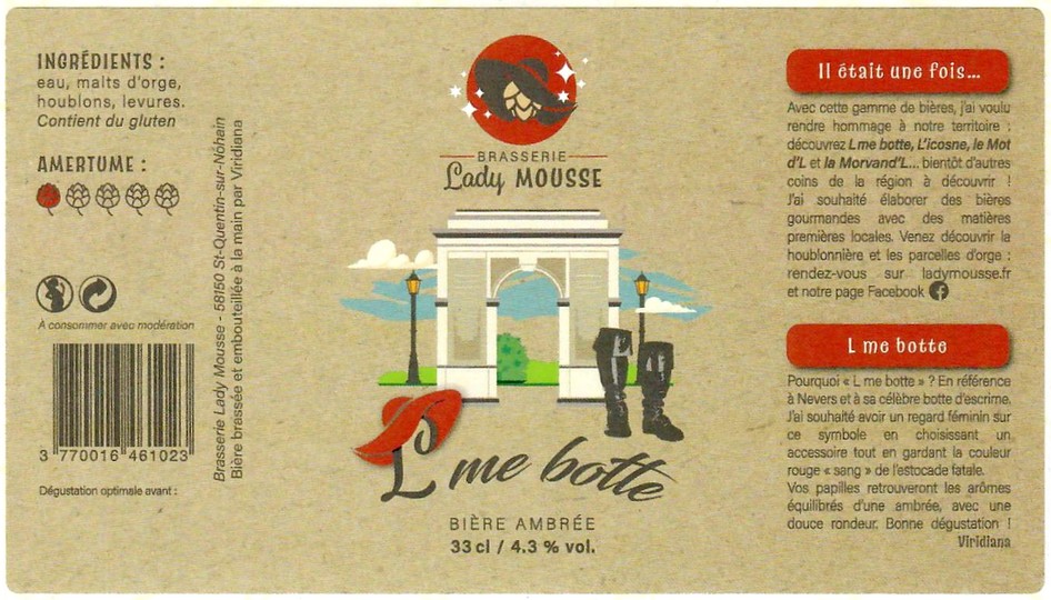 Etiquette BRASSERIE LADY MOUSSE 04