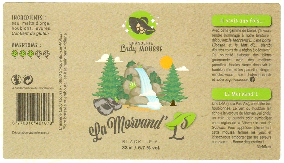 Etiquette BRASSERIE LADY MOUSSE 05