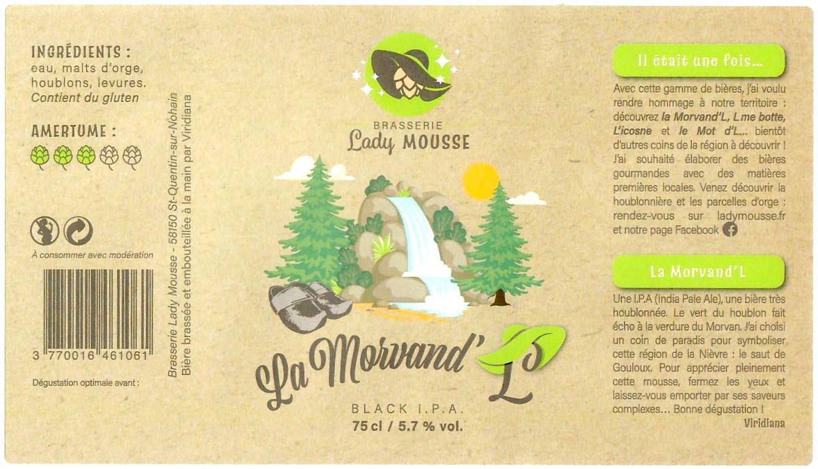 Etiquette BRASSERIE LADY MOUSSE 07