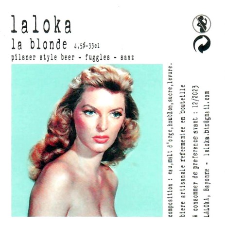 Etiquette BRASSERIE LALOKA 09