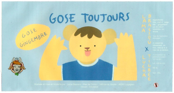 Etiquette BRASSERIE LAMA BRASSOU 01